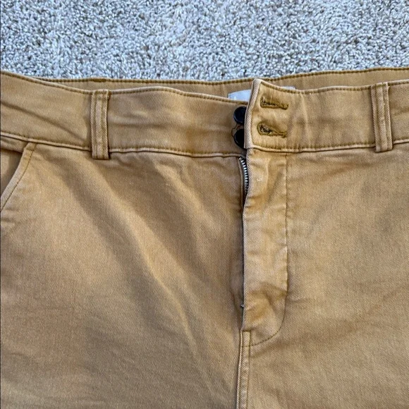 Everlane Women's Tan cropped Trousers 16 - Picture 2 of 5